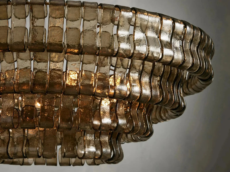 Ghiaccio Round Chandelier 36''48''-DWHOME