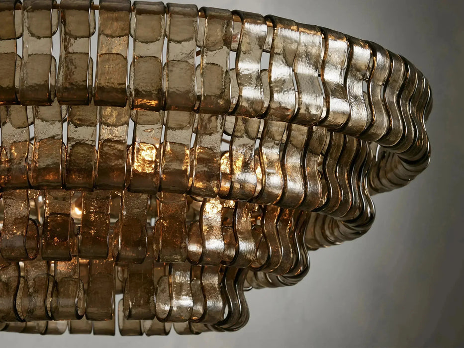 Ghiaccio Round Chandelier 36''48''-DWHOME
