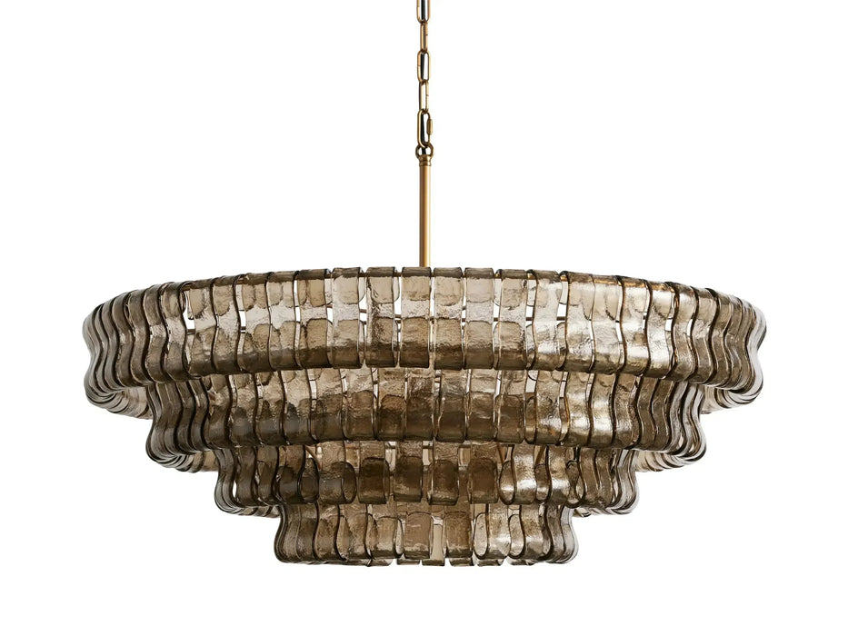 Ghiaccio Round Chandelier 36''48''-DWHOME
