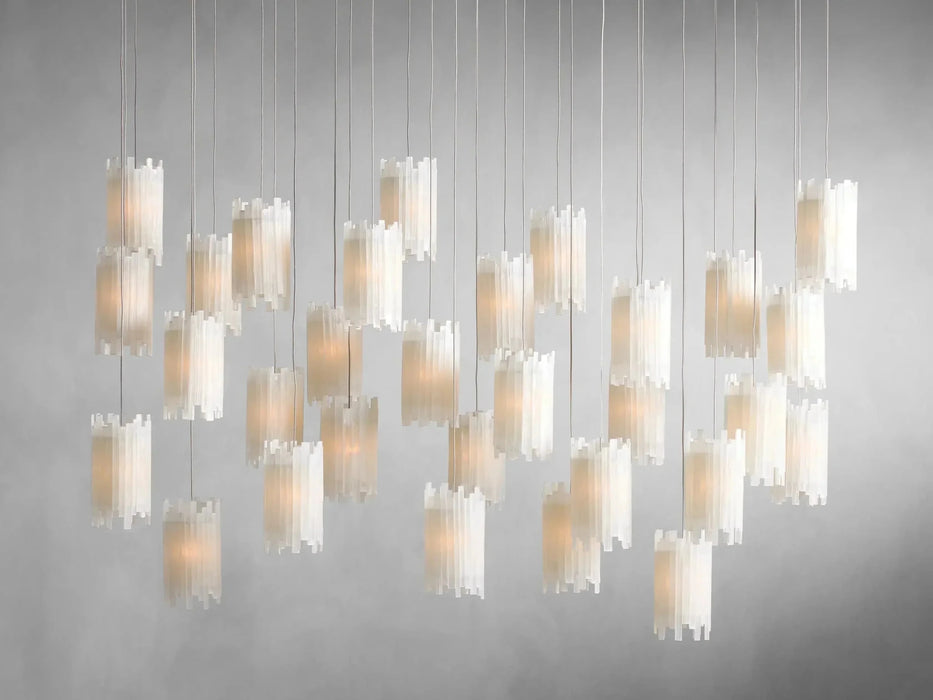 Gianna Rectangular Chandelier 15/30 Light-DWHOME