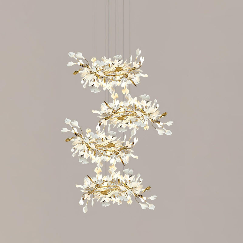 Gingko Leaves Chandelier-DWHOME