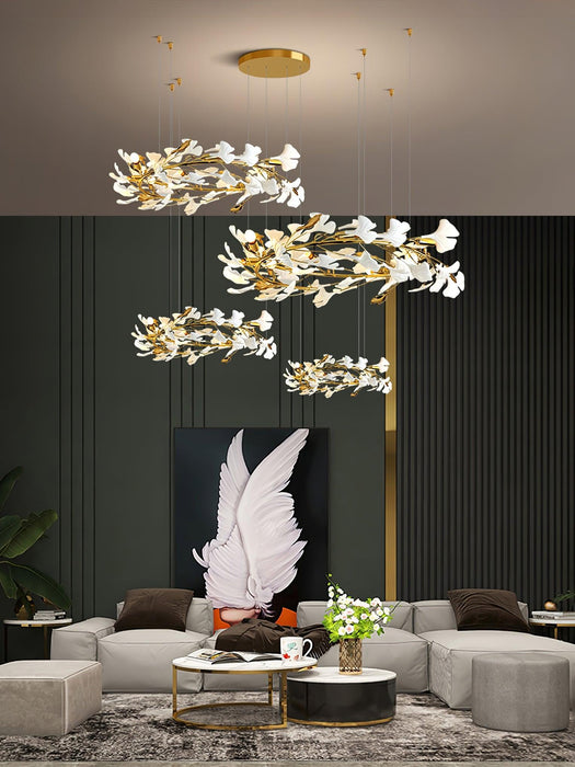 Gingko Leaves Chandelier - DWHOME