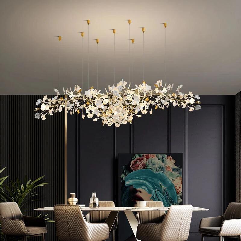 Gingko Leaves Chandelier-DWHOME