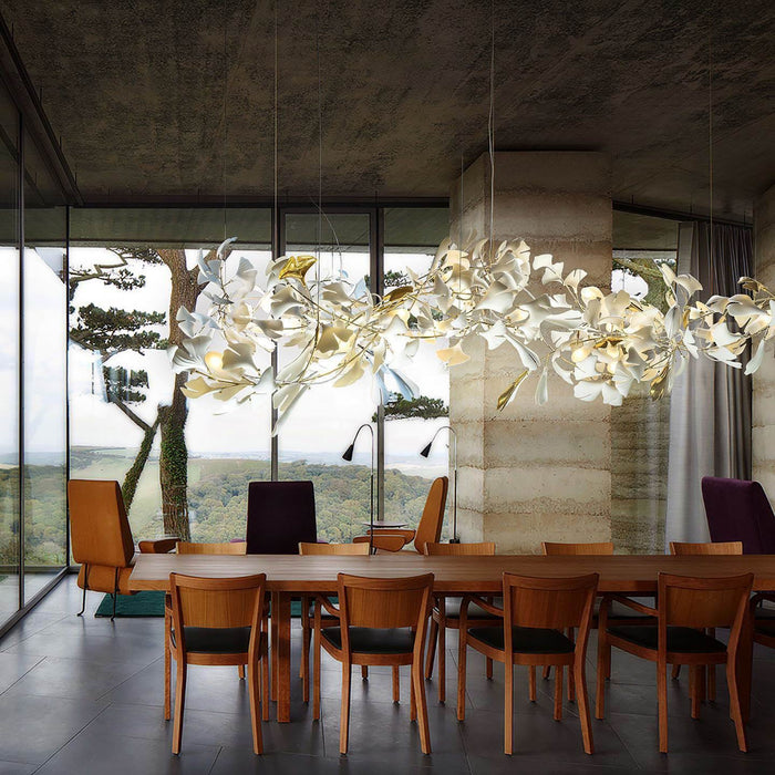 Gingko Leaves Chandelier.