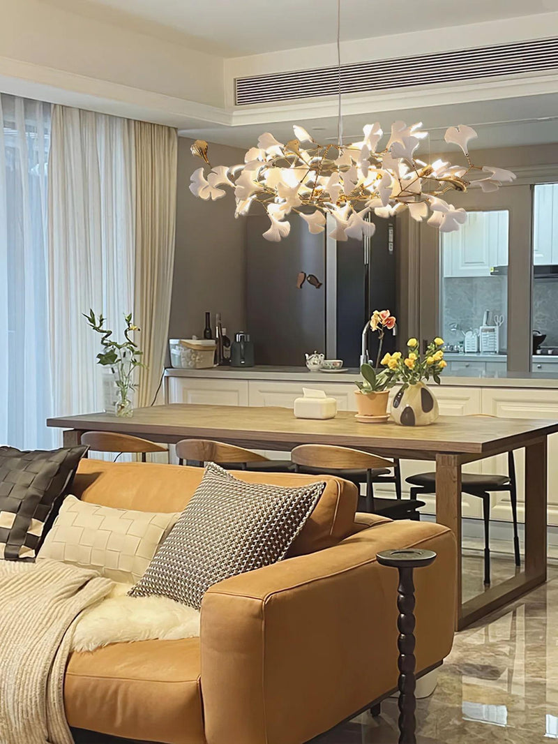 Gingko Leaves Chandelier-DWHOME