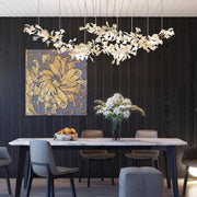 Double Layer Combination Gingko Chandelier-DWHOME