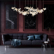 Double Layer Combination Gingko Chandelier-DWHOME