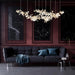 Double Layer Combination Gingko Chandelier.