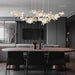 Double Layer Combination Gingko Chandelier.