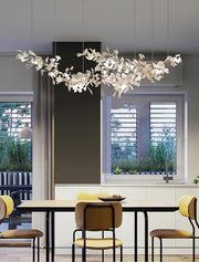 Double Layer Combination Gingko Chandelier-DWHOME