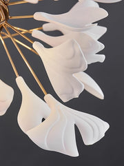 Double Layer Combination Gingko Chandelier-DWHOME