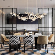 Double Layer Combination Gingko Chandelier-DWHOME