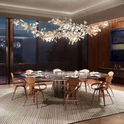 Double Layer Combination Gingko Chandelier-DWHOME