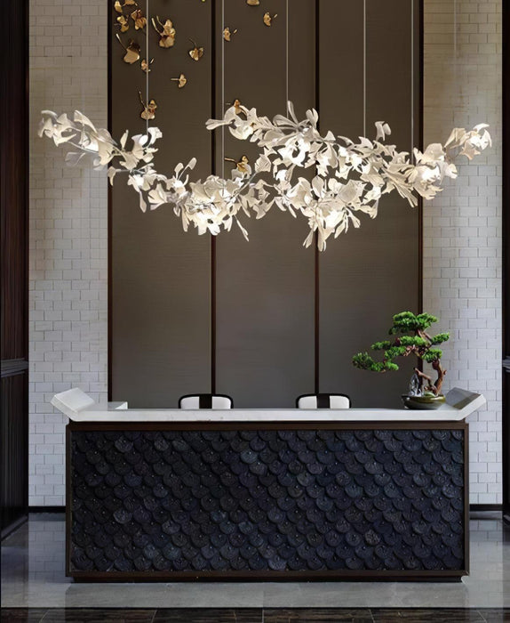 Double Layer Combination Gingko Chandelier - DWHOME