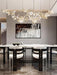 Double Layer Combination Gingko Chandelier.