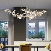 Double Layer Combination Gingko Chandelier-DWHOME