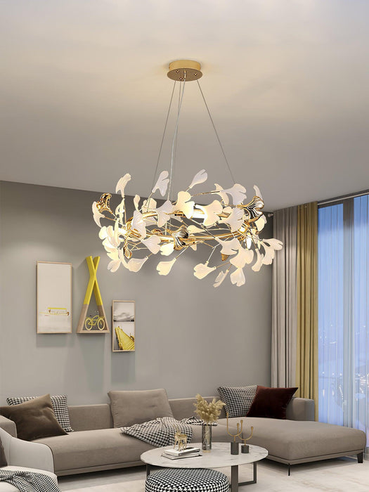 Gingko Chandelier T - DWHOME