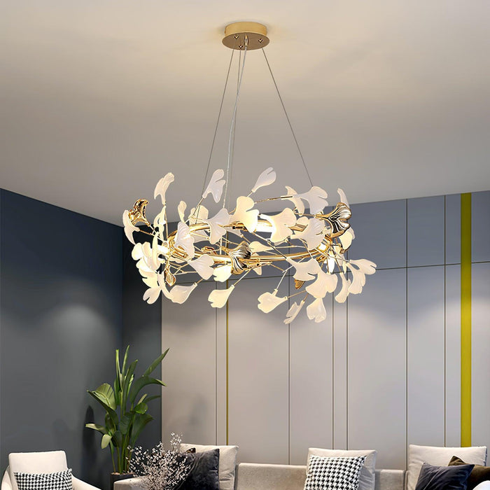 Gingko Chandelier T - DWHOME