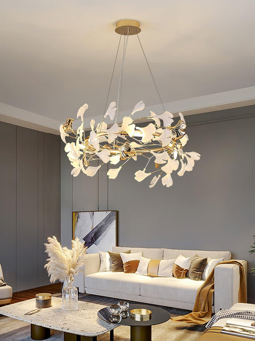 Gingko Chandelier T - DWHOME