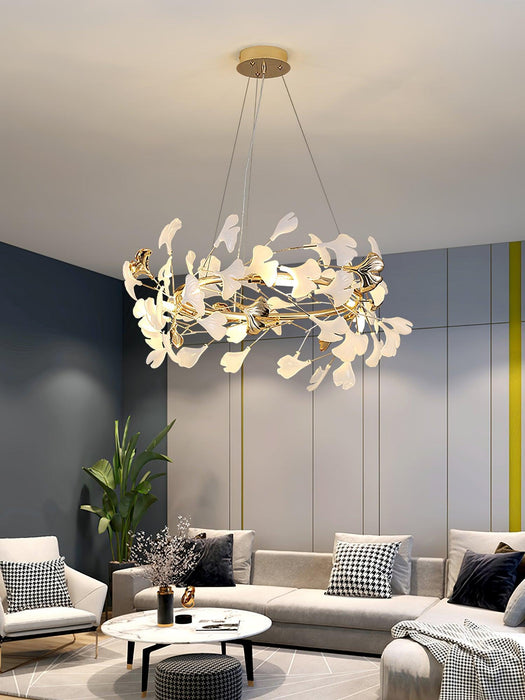 Gingko Chandelier T - DWHOME