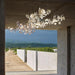 Gold White Leaves Combination Gingko Chandeliers.