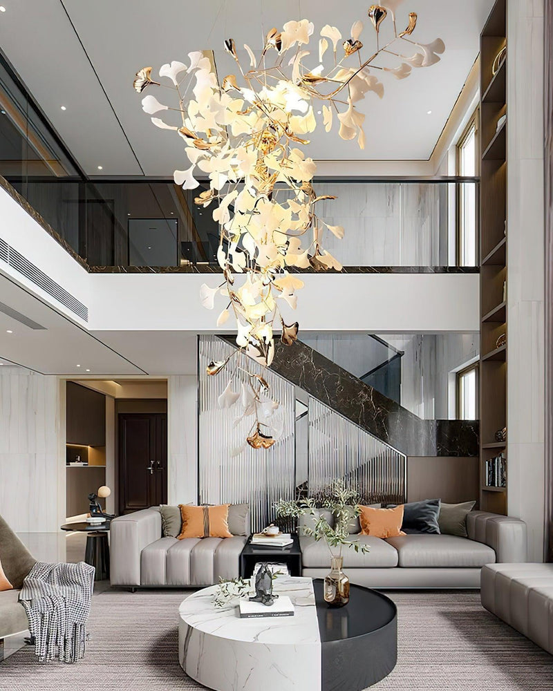 Ginkgo Tip Tlying Chandelier-DWHOME