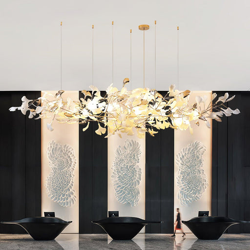 Ginkgo Cloud Chandelier.