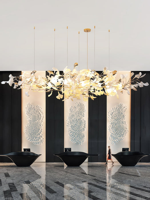 Ginkgo Cloud Chandelier.