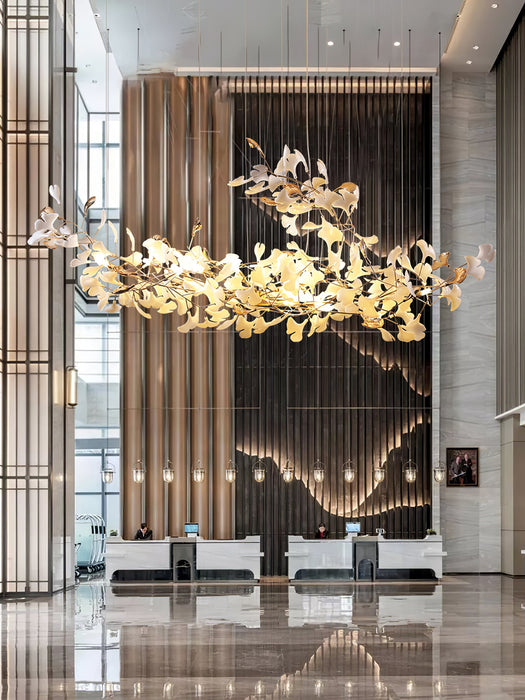 Ginkgo Cloud Chandelier.