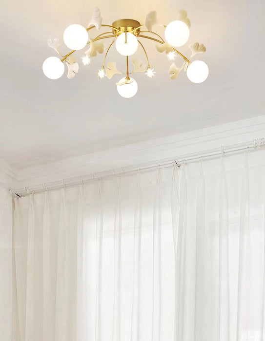 Ginkgo Glass Ceiling Lamp - DWHOME