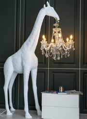 Giraffe Sculpture Floor Lamp-DWHOME