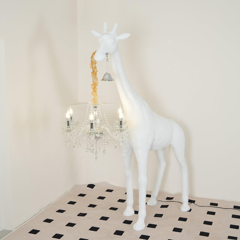 Giraffe Sculpture Floor Lamp-DWHOME