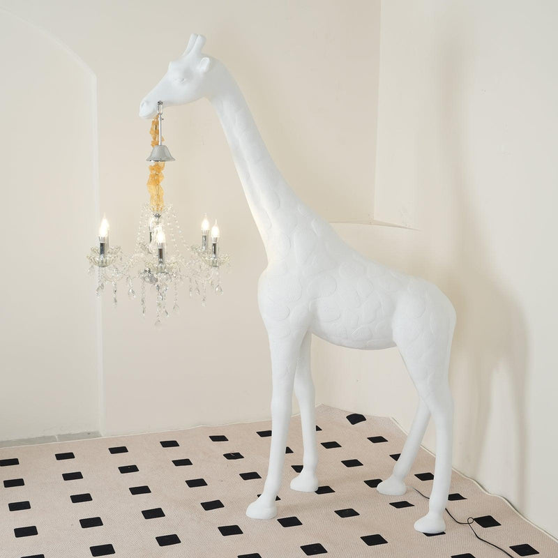 Giraffe Sculpture Floor Lamp-DWHOME