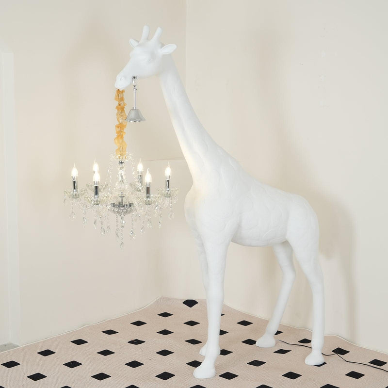 Giraffe Sculpture Floor Lamp-DWHOME