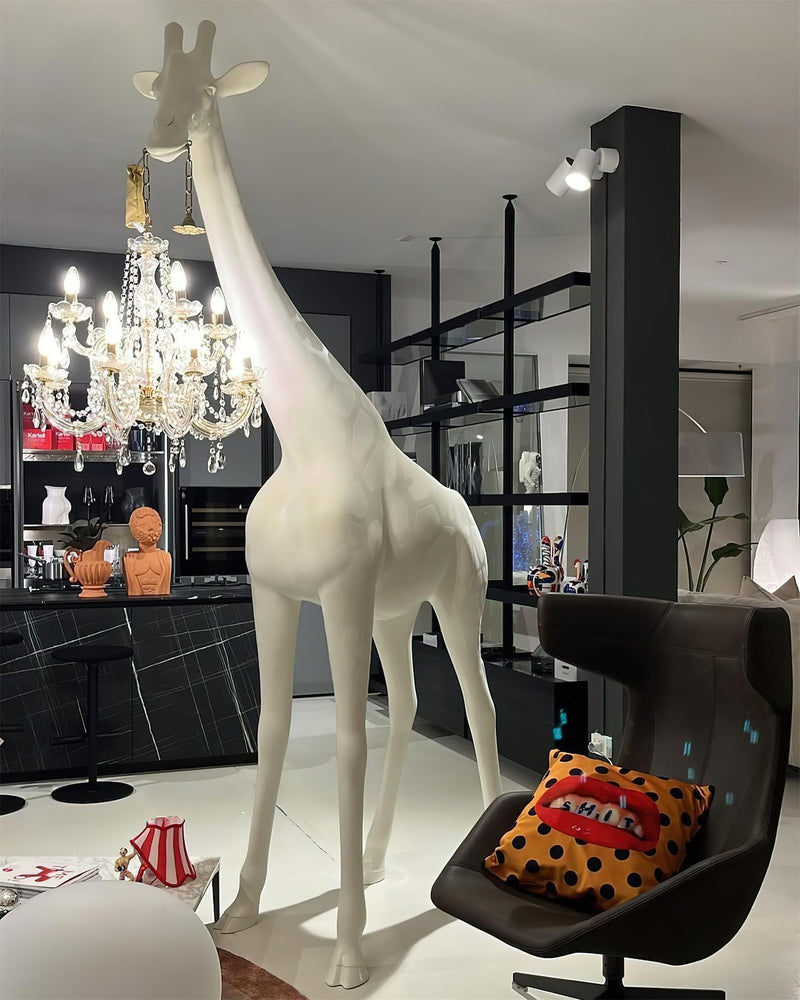 Giraffe Sculpture Floor Lamp-DWHOME