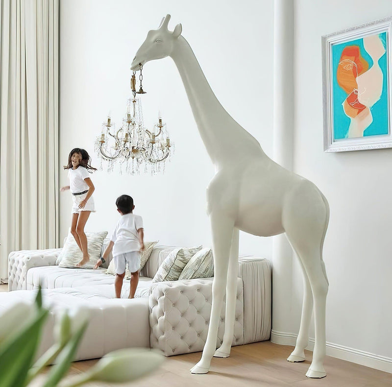 Giraffe Sculpture Floor Lamp-DWHOME