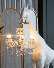 Giraffe Sculpture Floor Lamp-DWHOME