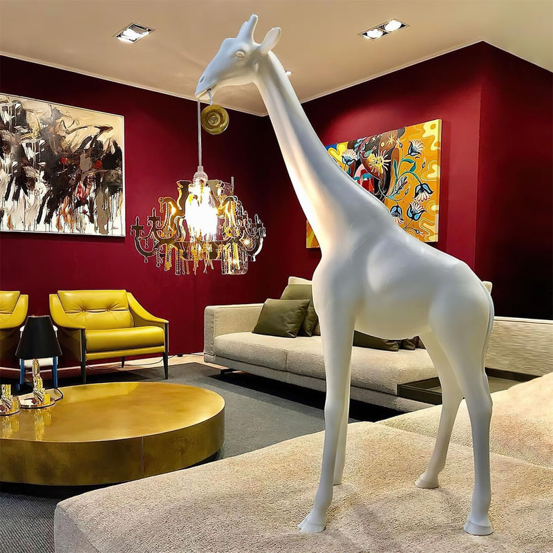 Giraffe Sculpture Floor Lamp-DWHOME