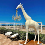 Giraffe Sculpture Floor Lamp-DWHOME