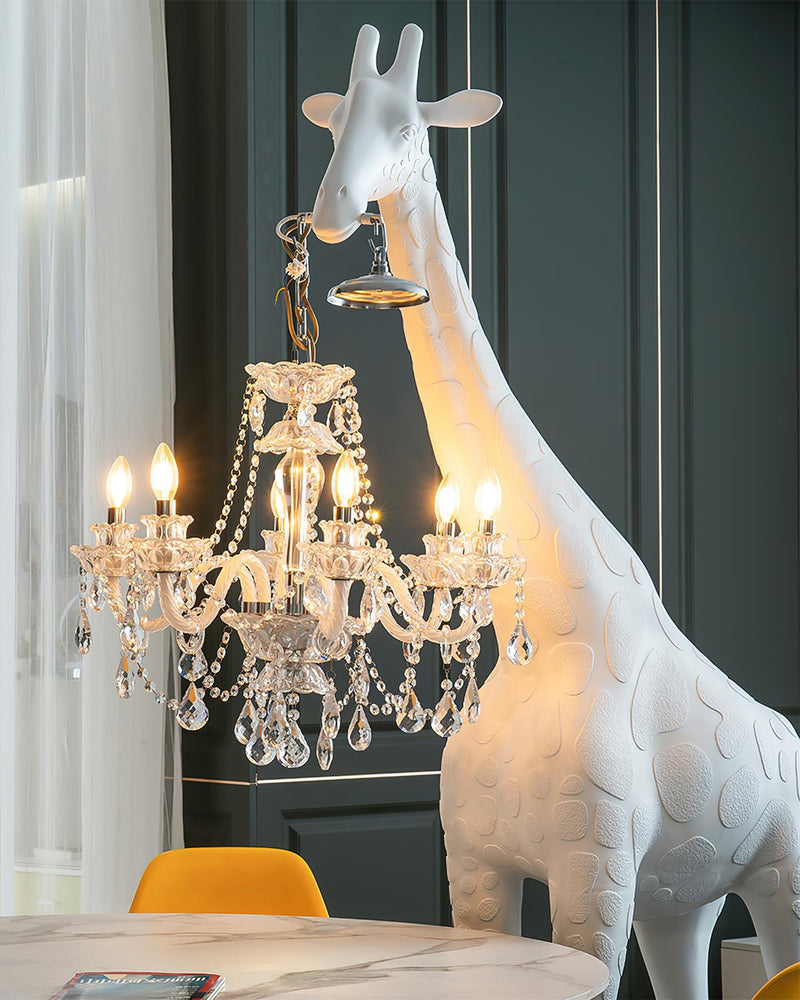 Giraffe Sculpture Floor Lamp-DWHOME