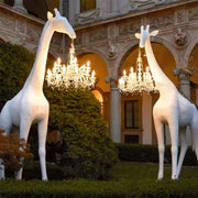 Giraffe Sculpture Floor Lamp-DWHOME