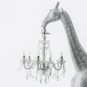 Giraffe Sculpture Floor Lamp-DWHOME