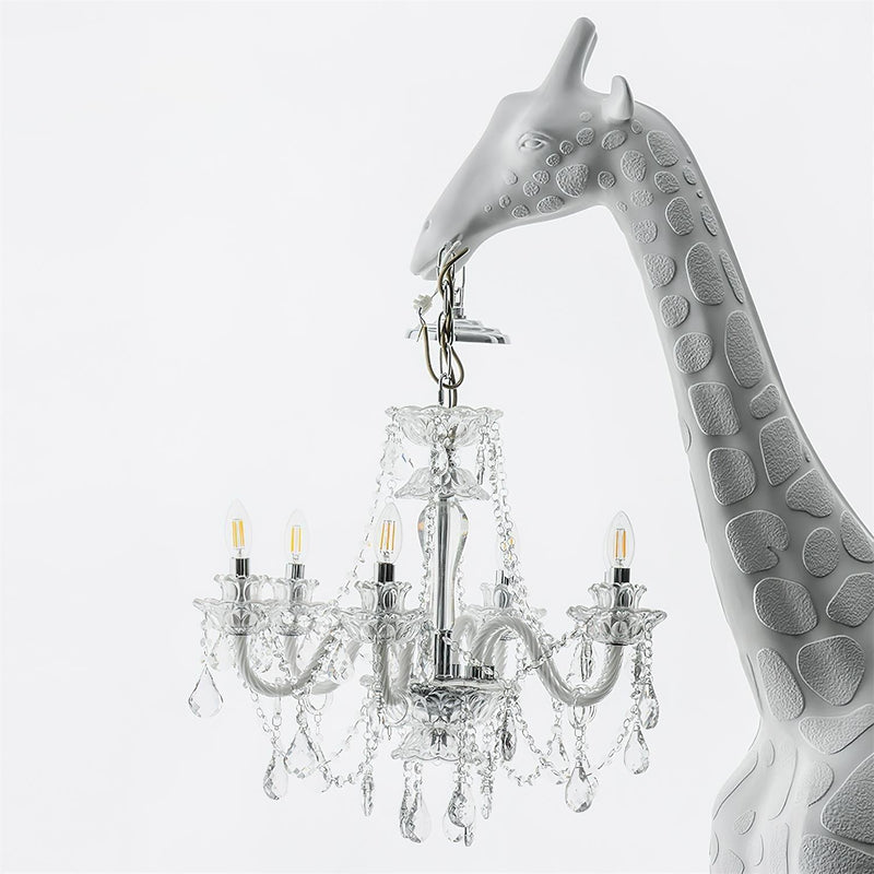 Giraffe Sculpture Floor Lamp-DWHOME