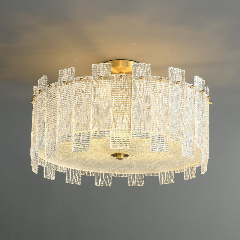 Glacier Cascade Ceiling Light-DWHOME