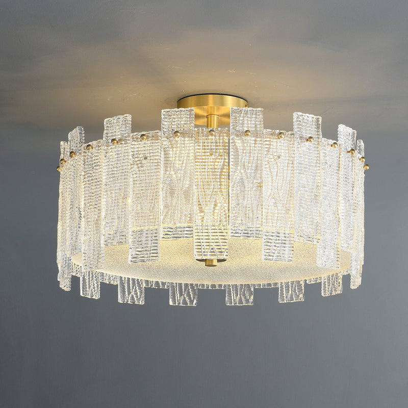 Glacier Cascade Ceiling Light-DWHOME