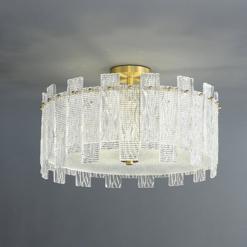 Glacier Cascade Ceiling Light-DWHOME