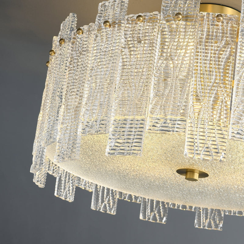 Glacier Cascade Ceiling Light-DWHOME