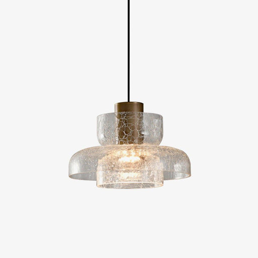 Glacier Crackle Glass Pendant Lamp-DWHOME