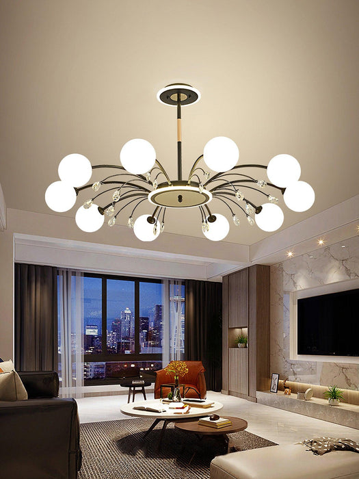 Glamorous Glass Raindrop Chandeliers - DWHOME