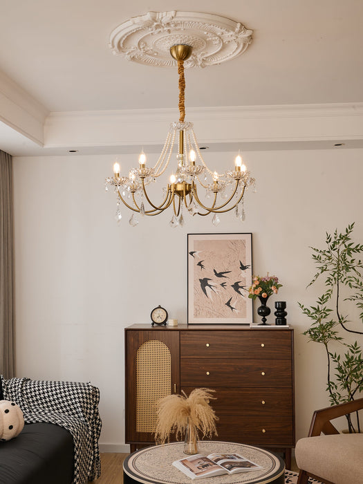 Glamour Pearl Chandelier-DWHOME